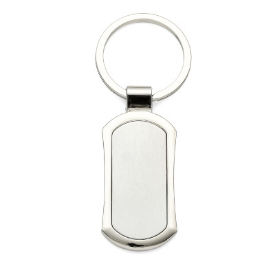 Pack of 10 Personalized Metal Insert Keychain, Name Logo Engraved Key Chain