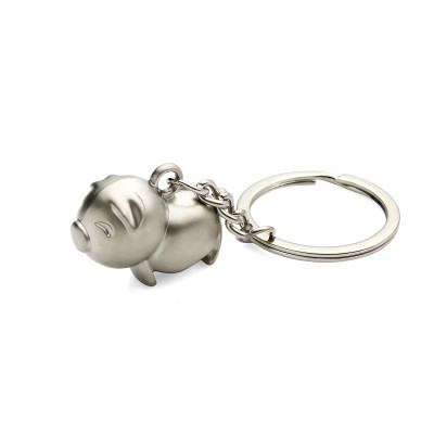 10 Pack Personalized Pig Zinc Alloy Keychains