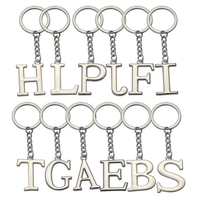 A-Z Alphabet Initial Keychain Holders for Party