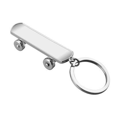 10 Pack Engraved Personalized Skateboard Scooter Key Chains
