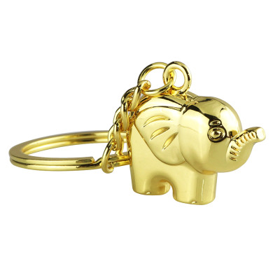 10 Personalized Zinc Alloy Elephant Keychain