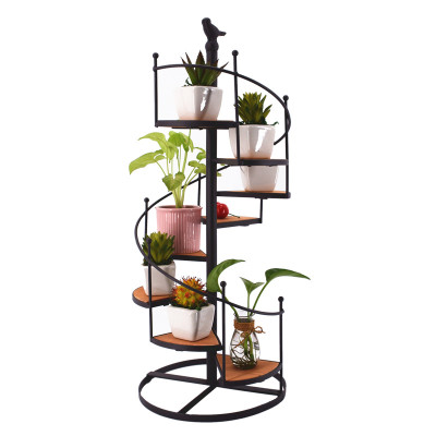 Spiral Staircase Shaped Plant Stand