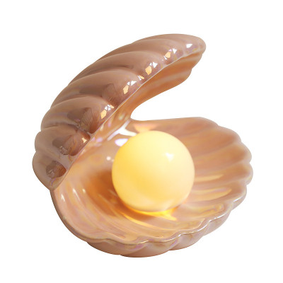 Pearl Night Light in Oyster Shell