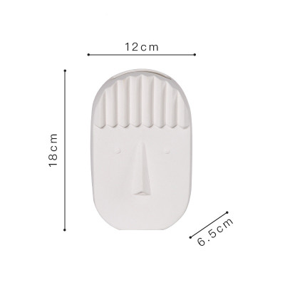 White Ceramic Table Vases