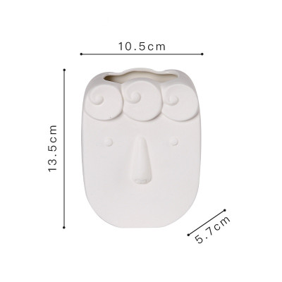White Ceramic Table Vases