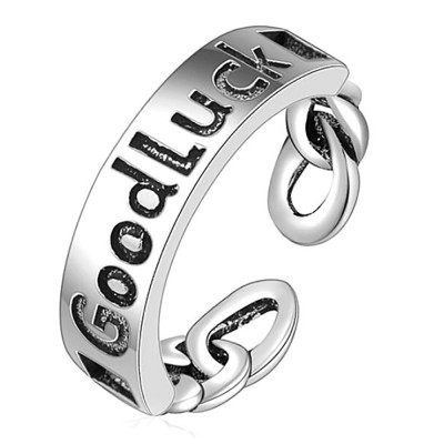 Stirling Silver Well Wishes Ring Band for Women