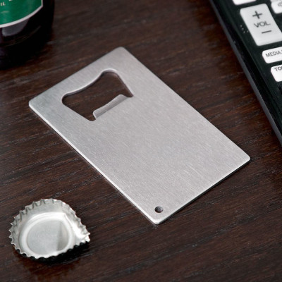 10 Pack Personalized Stainless Steel Credit Card Bottle Opener, engraved bottle opener wedding favor, groomsman gift, personalized party favor