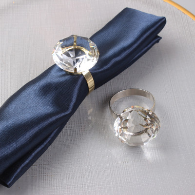 Crystal Diamond Ring Napkin Holder
