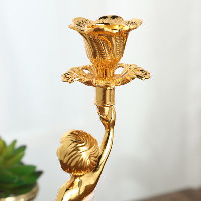 Set of 2 Boy Putto Putti Vintage Taper Candle Holders, Renaissance Baroque Style Baby Angel Candlestick Holder Home Décor