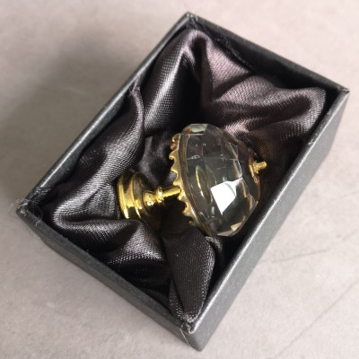 Miniature Crystal Lamp Paperweight