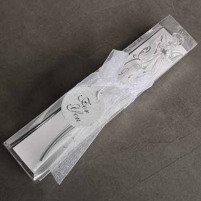 Small Glass Drink Stirrers with Praying Angel Topper
