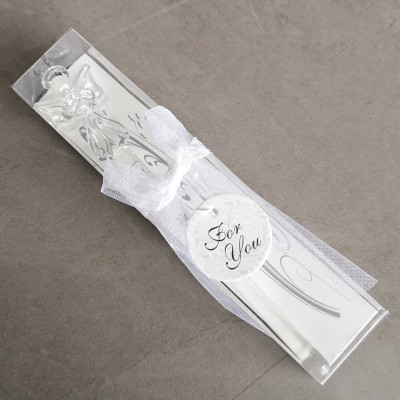 Small Glass Drink Stirrers with Praying Angel Topper