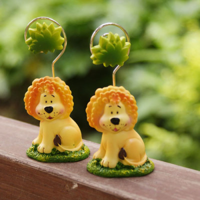 Born to be Wild Baby Lion Place Card Holders