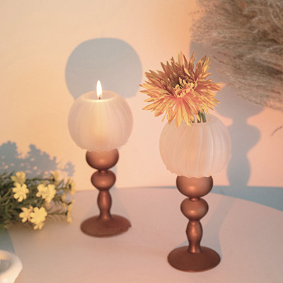 Frosted Glass Tea Light Candle Holder Lamp