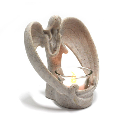 Angel in Prayer Tea Light Candleholder