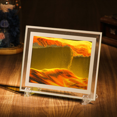 Moving Sand Art Glass Picture Frame