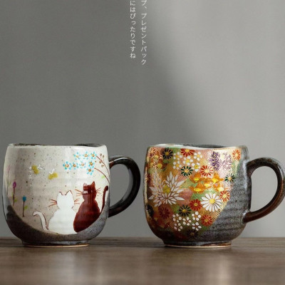 Japanese Handmade Pottery Teacup Mug