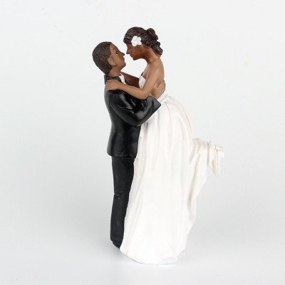 A Joyful Moment - Resin Cake Topper with Bride in the Air