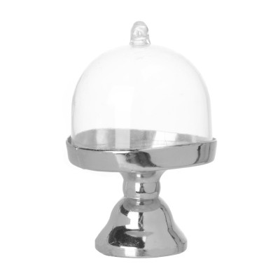 Elevate Your Dessert Game with Mini Plastic Cake Stand and Clear Dome (12 Count)