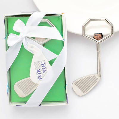 Silver Toned Golf Club Bottle Opener Favors