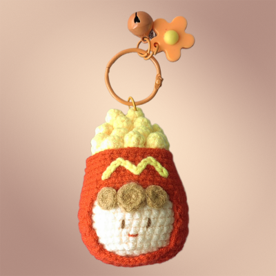 Adorable Crinkle Cut Keychain by Mina