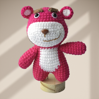 Strawberry Crochet Plushie - Adorable Amigurumi Berry Gift by Mina