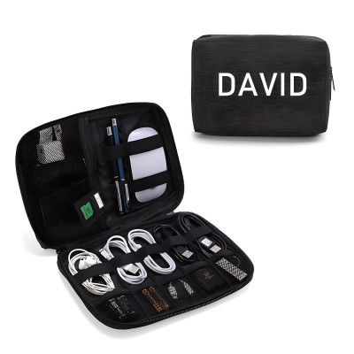 Custom Multifunctional Digital Accessories Organizer Waterproof Travel Storage Bag
