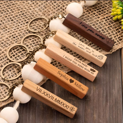 Personalized Wooden Keychain Blanks