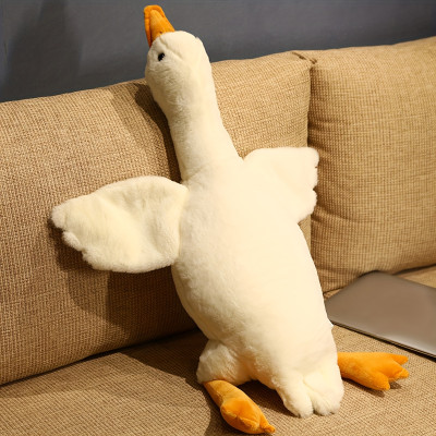 Giant White Goose Plush: Soft, Huggable, and Versatile