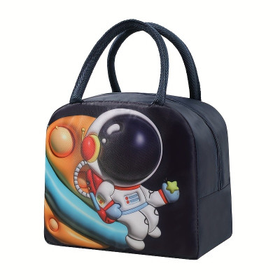 3D Cartoon Lunch Bag - Insulated & Foldable