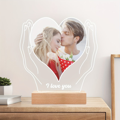 Personalized Photo LED Night Light: Heartfelt Custom Gift