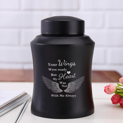 Memorial Urn with Engraved Message for Human/Pet Ashes