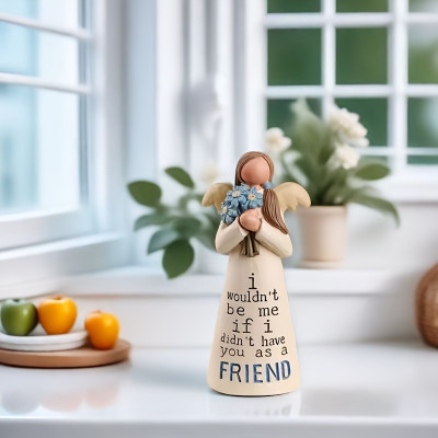 Inspiring Angel Figurine - Friendship, Motivation, Home Decor