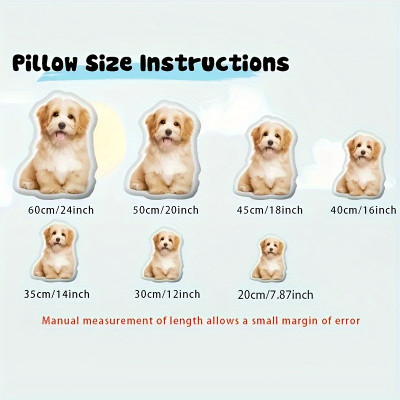 Custom Pet Photo Plush Pillows: Personalized & Adorable