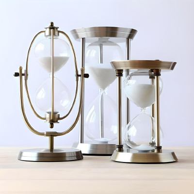 Personalized Modern Reflections Hourglass Sand Timer