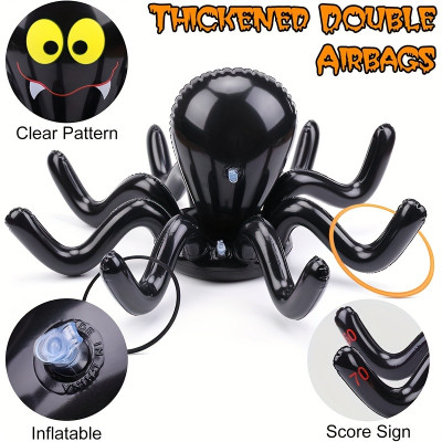 Inflatable Giant Spider Ring Toss Game