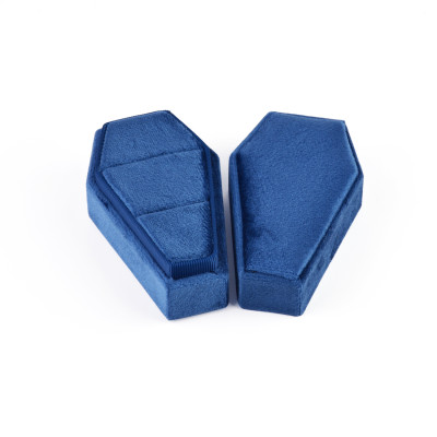 Gothic Coffin Velvet Jewelry Box - Unique Storage for Necklaces, Earrings, and Rings