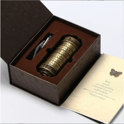 Vintage Cylinder Gift Box with Password Lock - Perfect for Valentine's Day, Birthdays, and Anniversaries​