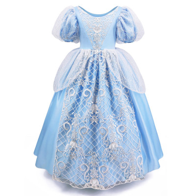 Cinderella Dresses for Girls Toddler Princess Dress Blue Tulle Costumes Cosplay Fairy Costume for Girls