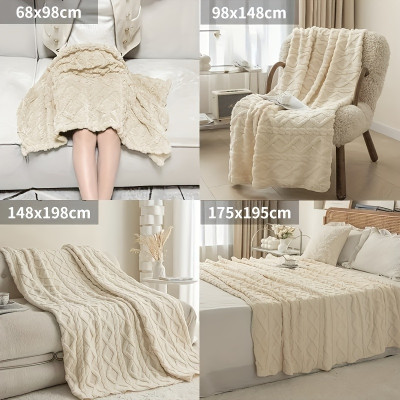 Lamb Fleece Blanket: Cozy, Soft, & Stylish Throw