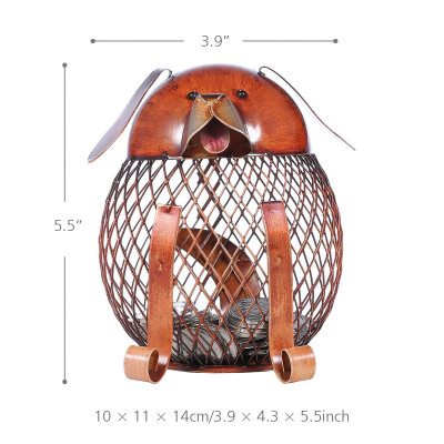 Cute Animal Metal Coin Banks - Decorative & Functional for Kids