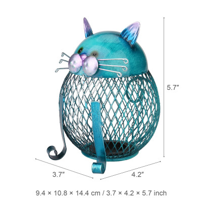 Cute Animal Metal Coin Banks - Decorative & Functional for Kids