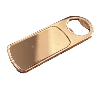Custom Beer Opener – Laser Engraved Gift (Rose Gold/Gold) – 7cm Elegant Bar Tool for Weddings, Groomsmen & Brew Enthusiasts