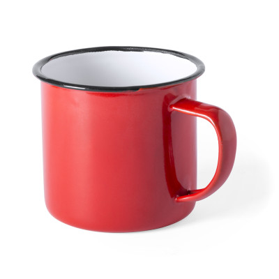 Custom Vintage Enamel Mug | Retro Design