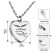 Memorial Gift for Her - Birthstone Cremation Heart Necklace for Ashes - Your Wings were Ready My Heart was Not