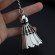10 Pack Badminton Key Chain Gift Box