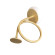 Premium Matte Gold Napkin Ring Holder