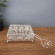Silver Plated Square Pierced Flat Napkin Holder with Weight
