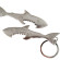10 Pack Custom Engraved Shark Keychain Bottle Opener