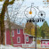 Rotating Bicycle Windmill Welcome Sign: Colorful Outdoor Decor